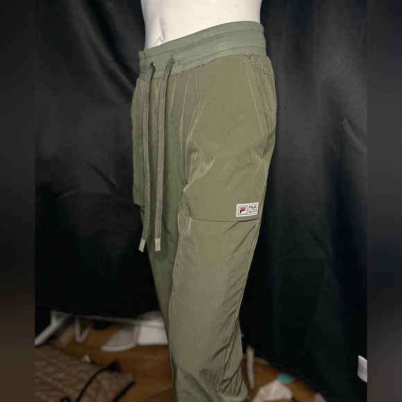 Fila Pants - Fila Olive Green Jogger Pants